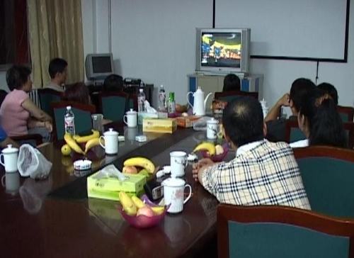 观看奥运开幕式